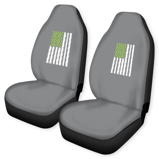 Discover Shamrock American Flag Car Seat Covers