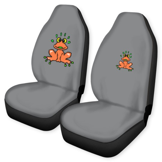 Discover Orange Frog Car Seat Covers