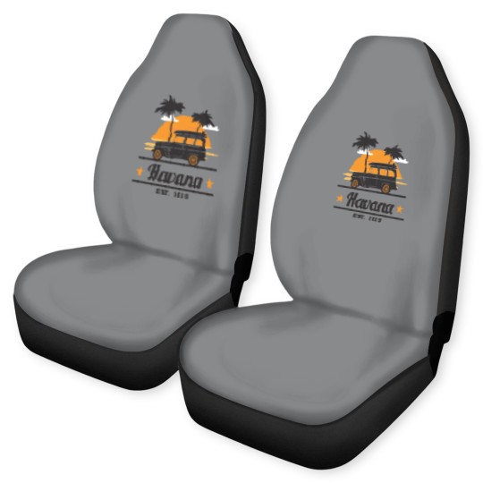 Discover Cuba Surfboards Car Havana Cuban Cubano Car Seat Covers