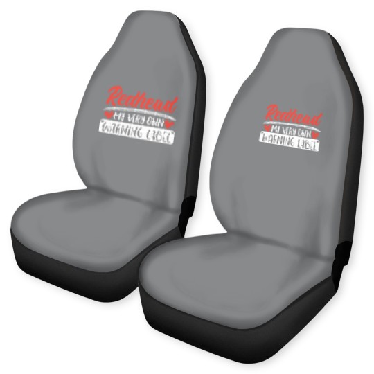 Discover Redhead My Very Own Warning Label Red Hair Irish Car Seat Covers
