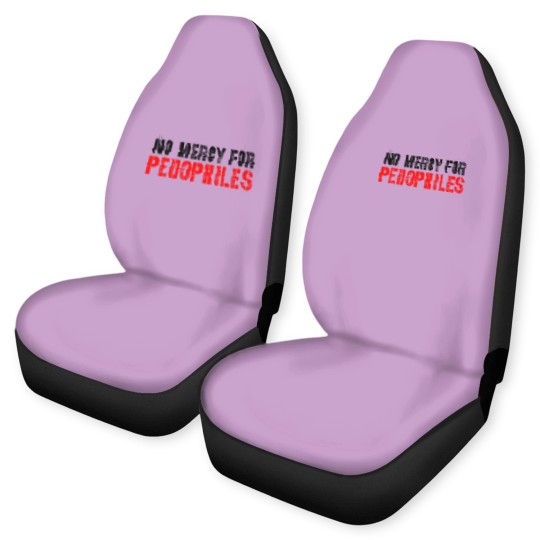 Discover No mercy for Pedophile  Classic Car Seat Covers Car Seat Covers