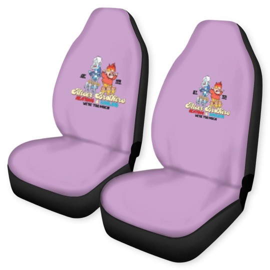Discover Vintage Heat and Snow Misers 2023 Ugly Christmas Car Seat Covers