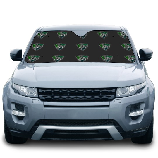 Discover Triquetra Green Horses Car Sun Shades