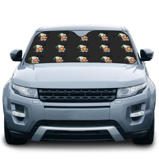 Discover Snoopy loves music Car Sun Shades