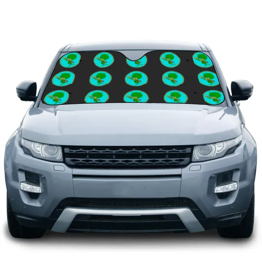 Discover Gazoo - Cartoon Alien 1 Car Sun Shades
