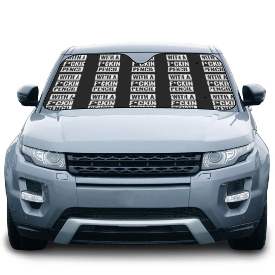 Discover With a Fckin pencil - The Boogeyman Car Sun Shades