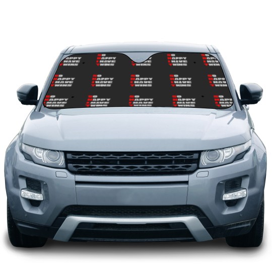 Discover So Happy I have twins Bold Typography Car Sun Shades