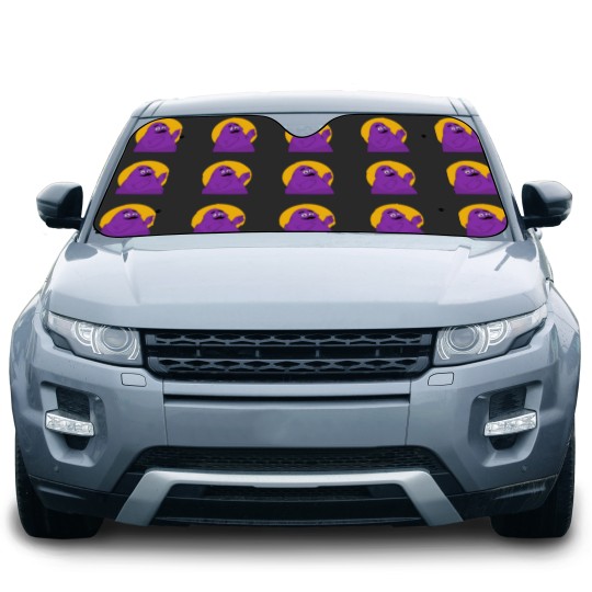 Discover Grimace's face art v1 Backpack Car Sun Shades