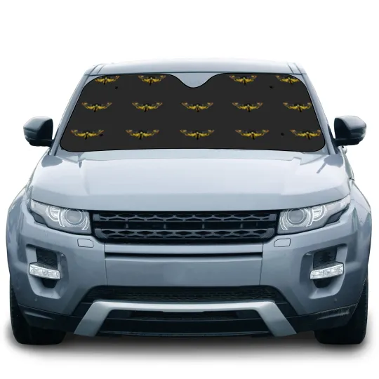 Discover Acherontia atropos butterfly Car Sun Shades