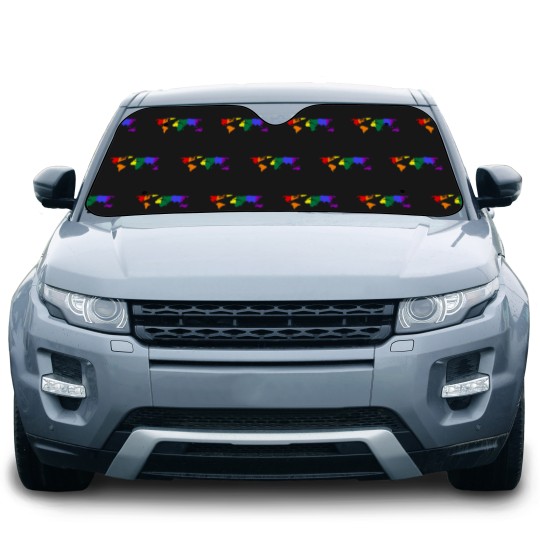Discover Pride LGBT Gay Pride Car Sun Shades
