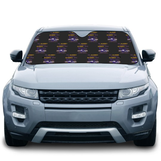 Discover We Almost Always Almost Win Viking Football Car Sun Shades - Minnesota Car Sun Shades