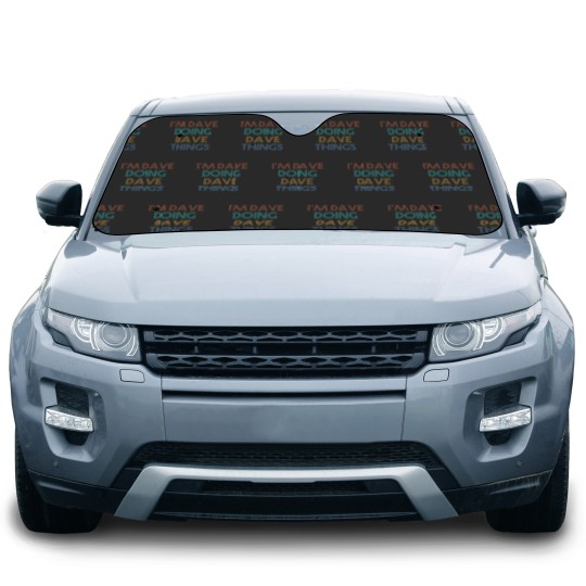 Discover Funny Dave Doing Dave Things Car Sun Shades