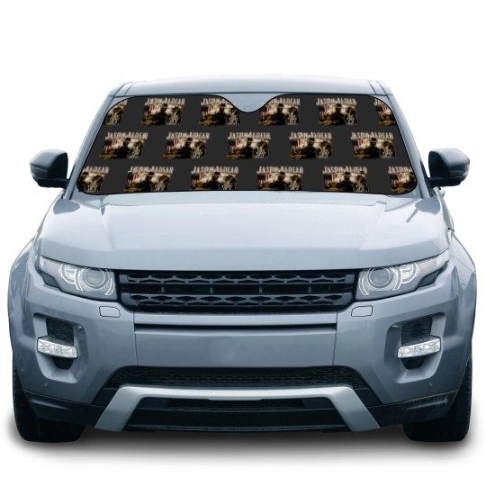 Discover Vintage Jason Aldean Car Sun Shades, Try That In A Small Town Car Sun Shades