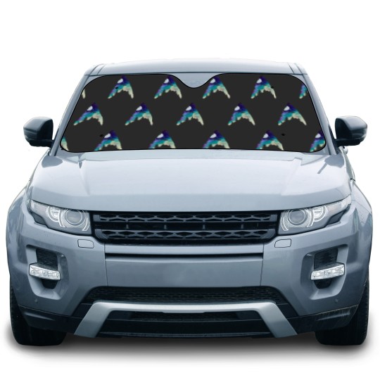 Discover The Next Generation Starfleet Galactic Insignia Car Sun Shades