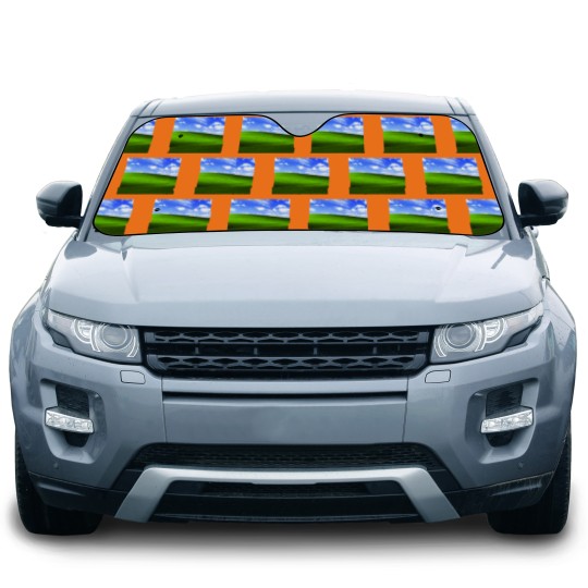 Discover Bliss - Windows XP Wallpaper Tapestry Car Sun Shades