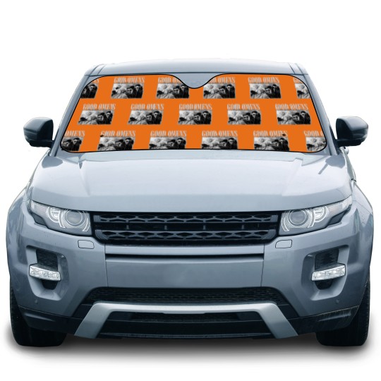 Discover Good Omens Movie Car Sun Shades, Aziraphale 2023 Movie Bootleg Car Sun Shades