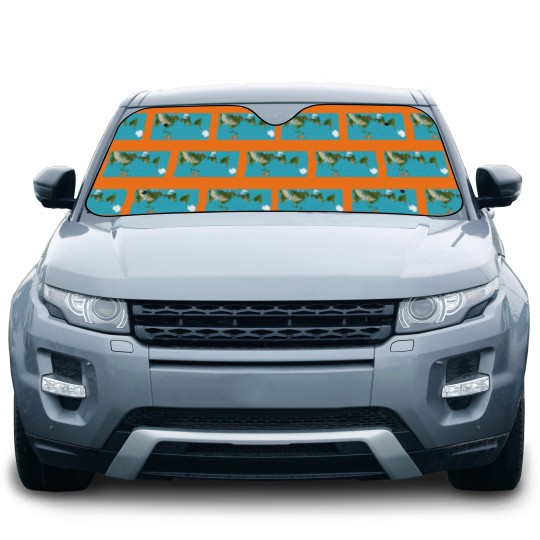 Discover Authagraph World Map Premium Matte Vertical Poster Car Sun Shades
