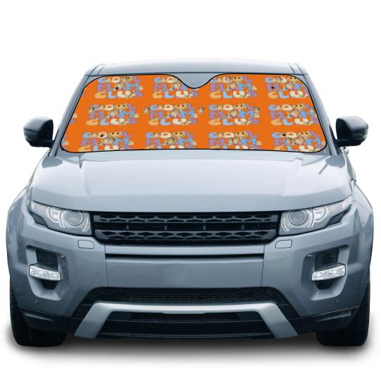 Discover BlueyDad Mum Car Sun Shades, Chilli Heeler Car Sun Shades, BlueyDad Cool Mom Club