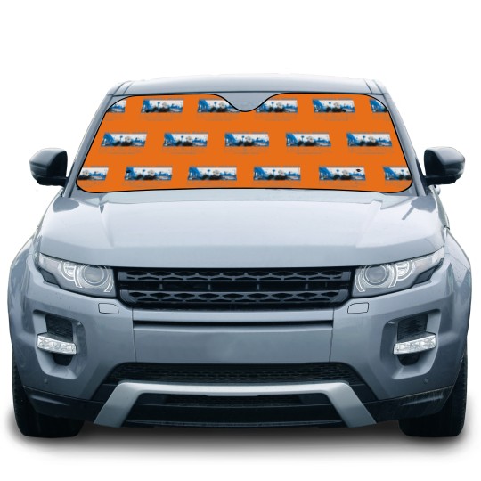 Discover Heat Movie Graphic Car Sun Shade - 90s Action Film Memorabilia