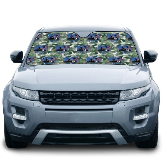 Discover Never Surrender Trump 2024 Car Sun Shade - Shooting & Assassination Design