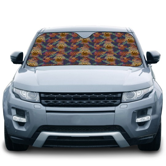 Discover Live Fast Eat Trash Car Sun Shades