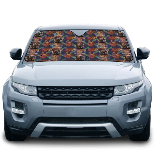 Discover Outlander Car Sun Shades, 10 Years Of Outlander 2014 2024 Signatures Car Sun Shades