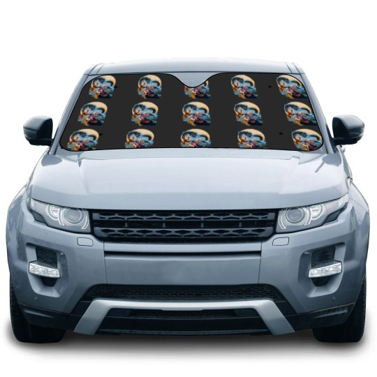 Discover Luffy Gear 5 Vs Kaido Car Sun Shades
