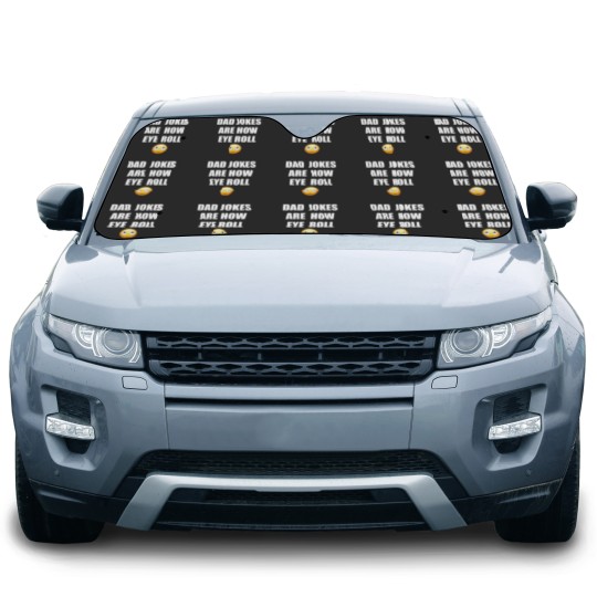 Discover DAD JOKES ARE HOW EYE ROLL 2 Car Sun Shades