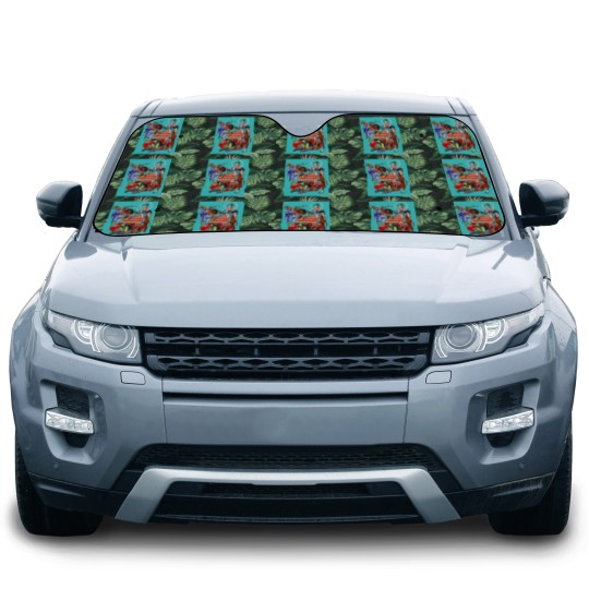 Discover Gorillaz Cool Member Cartoon Car Sun Shade