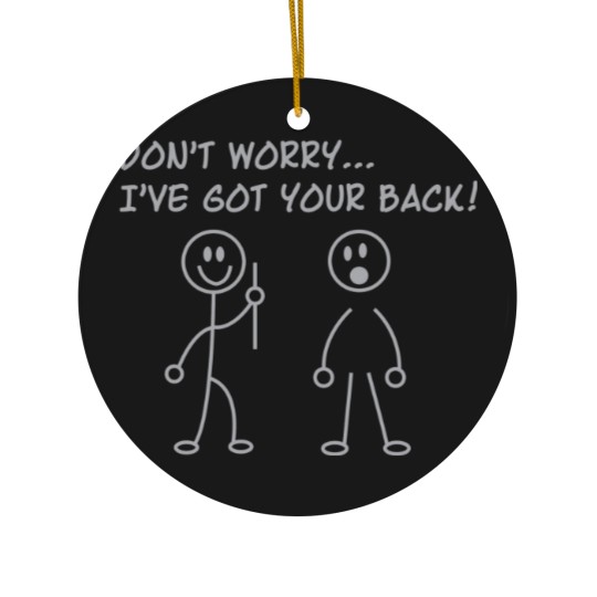 Discover I've Got Your Back Ceramic Ornaments