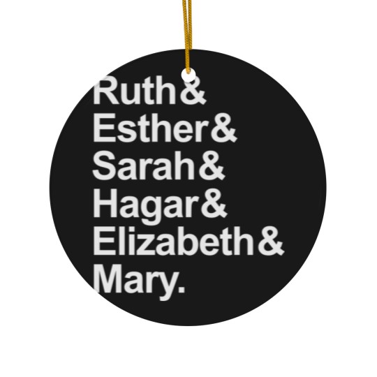 Discover Strong Women of the Bible Ceramic Ornaments