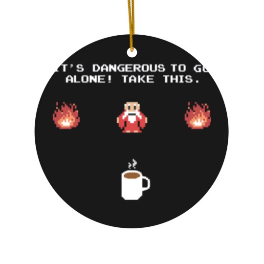 Discover Zelda Old Man Coffee Ceramic Ornaments