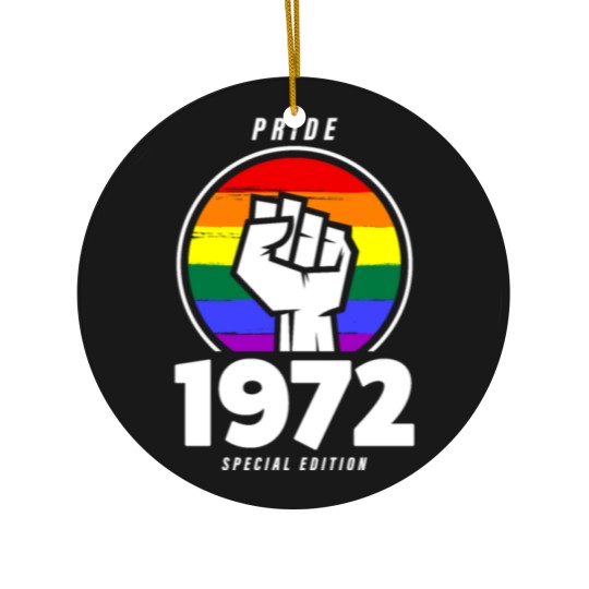 Discover 1972 Birthday Gay Pride LGBT Ceramic Ornaments