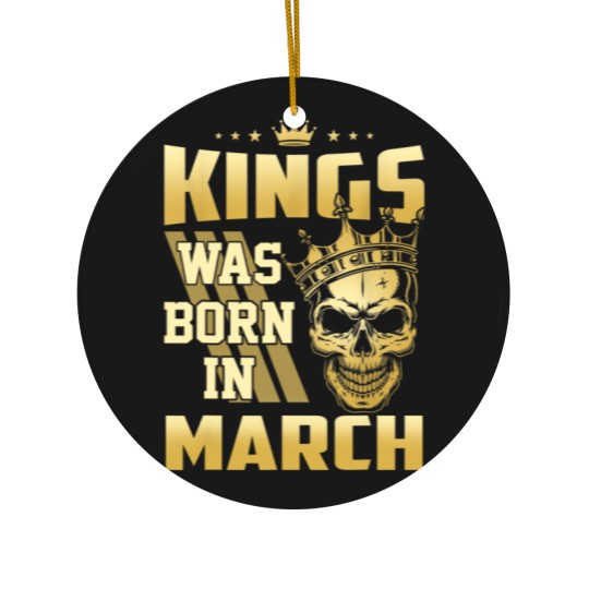 Discover Kings was born in March Ceramic Ornaments