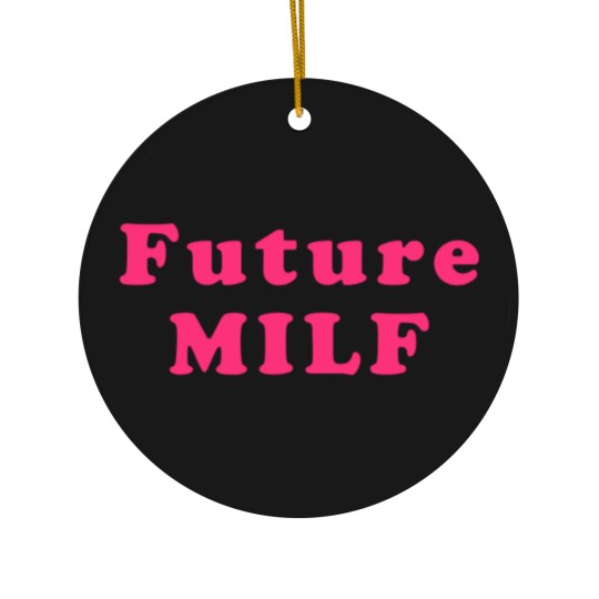 Discover Future MILF Retro Style Ceramic Ornaments