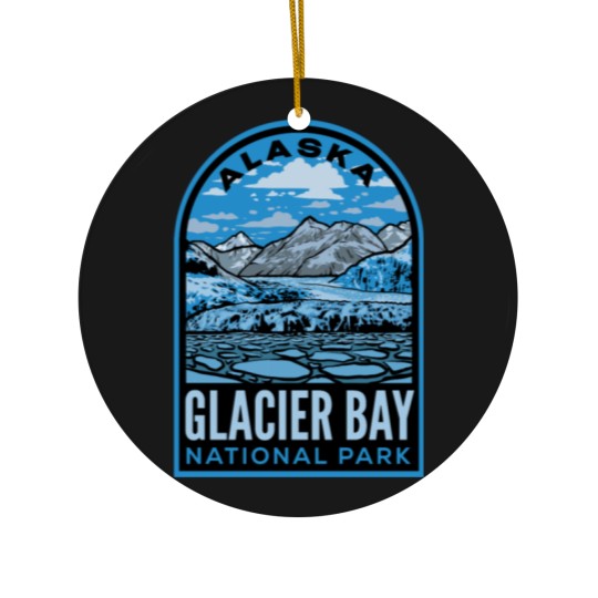 Discover Glacier Bay National Park Ceramic Ornaments