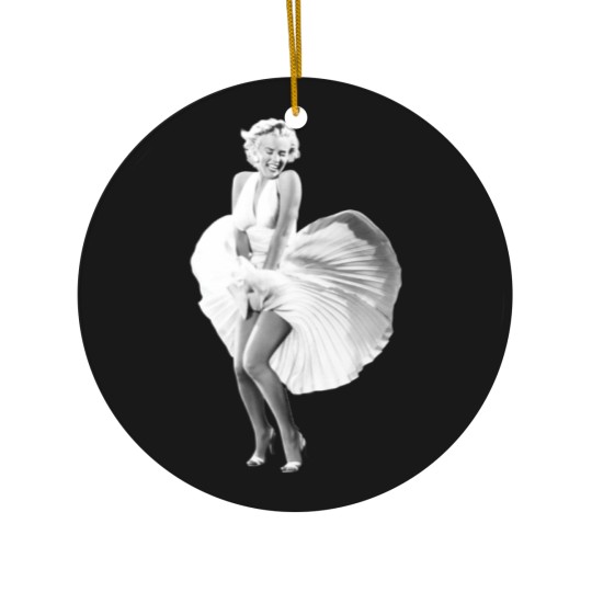 Discover Marilyn Monroe Classic Dress Pose Ceramic Ornaments