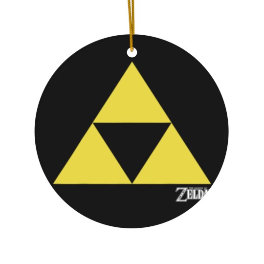 Discover Nintendo Legend Of Zelda Classic Iconic Triforce Ceramic Ornaments