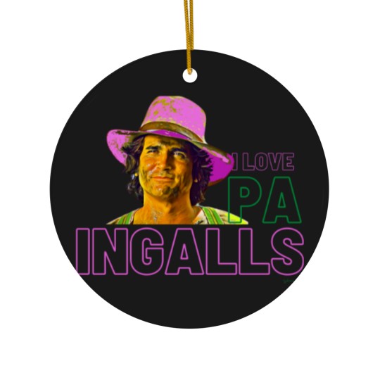 Discover PA INGALLS - Little House On The Prairie - Ceramic Ornaments