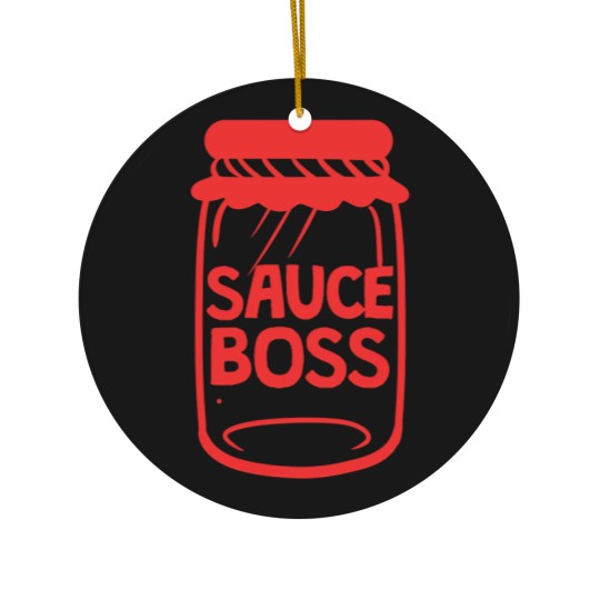 Discover Sauce Tomato Sauce Italian Canning Ceramic Ornaments