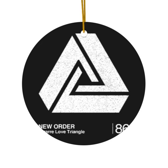 Discover Bizarre Love Triangle / Minimalist Graphic Artwork Design - New Order - Ceramic Ornaments