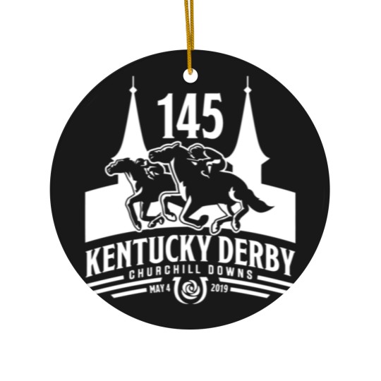 Discover Kentucky Derby 145Th Anniversary Ceramic Ornaments