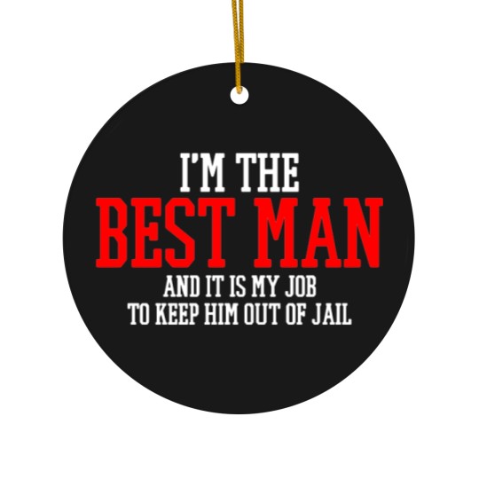 Discover Best Man Wedding Ceramic Ornaments