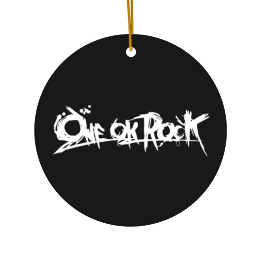 Discover ONE OK ROCK BANNER (White) Ceramic Ornaments