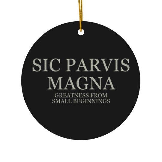 Discover Greatness From Small Beginnings - Light Ceramic Ornaments