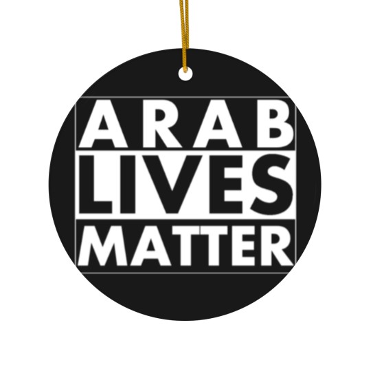 Discover Arab Lives Matter Ceramic Ornaments