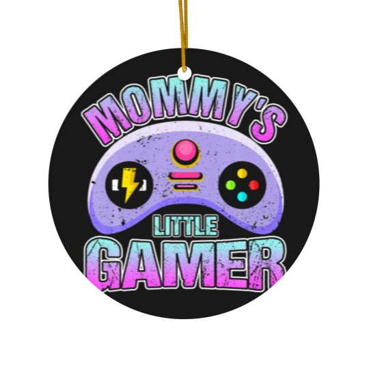 Discover Mommy's Little Gamer Video Gaming Ceramic Ornaments