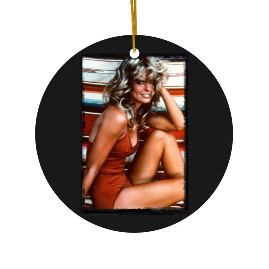 Discover 70s Farrah hot - Farrah Fawcett - Ceramic Ornaments