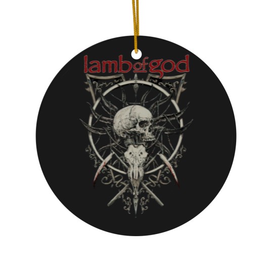 Discover Comfort Colors Lamb of God Ceramic Ornaments, Oversized Ceramic Ornaments, Classic Rock,