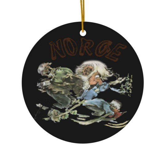 Discover 70s Norge Norway Troll Ceramic Ornaments. Vintage 1970s Norwegian Skiing Trolls